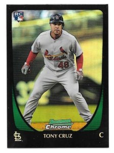 Tony Cruz 2011 Bowman Chrome Draft Rookie Refractor #27