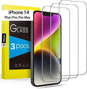 3X Für iPhone 14 | 14 Plus |14 Pro |14 Pro Max - 9H Displayschutz HD Schutzglas - Picture 1 of 6
