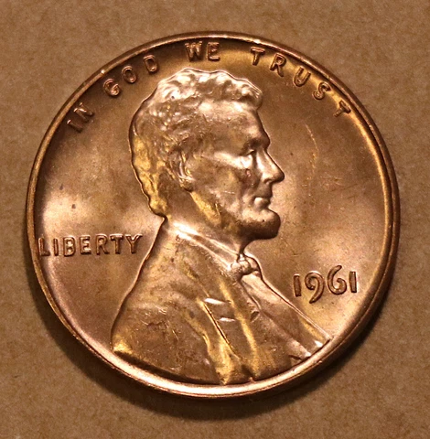 1961 Lincoln Memorial cent  BU Cover
