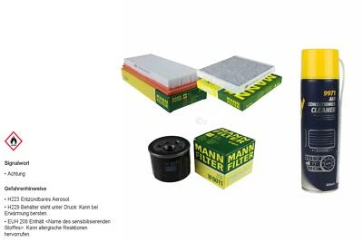 MANN-FILTER Filtersatz MANNOL Klimareiniger für Smart Fortwo Cabrio 1.0 - Bild 1 von 4