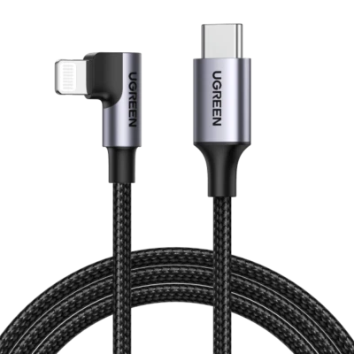 NNEDSZ 60763 90 Degree USB-C to iPhone 8-pin Cable 1M - Image 1 of 4