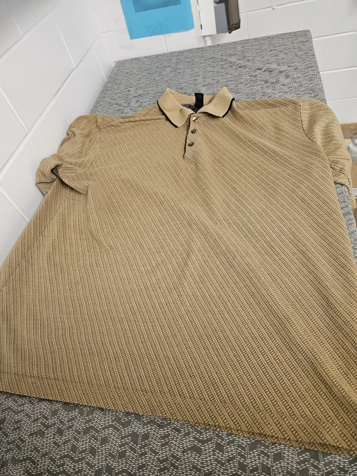 Camisa Polo Crazy Horse Para Hombre 1X Extra Grande Bronceado Acrílico Algodón Foto 1 de 4