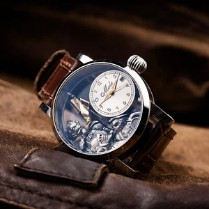 Reloj Pulsera Don Quijote Mecánico Grabado Suizo 2025 Resistente al Agua - Imagen 1 de 10