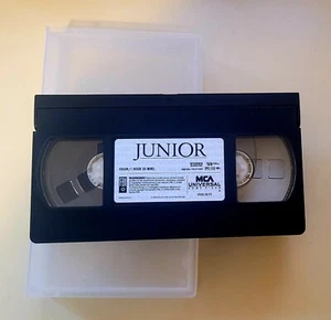 Junior VHS Arnold Schwarzenegger Danny DiVito Comedy 1994 PG13 Free Shipping - Picture 1 of 2