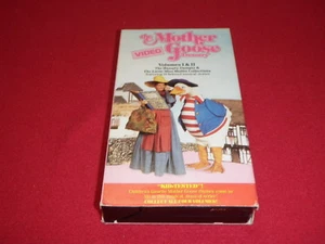 The Mother Goose Treasure Volumes i & II Humpty Dumpty Little Miss Muffet VHS - Picture 1 of 3