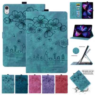 For iPad Mini 9.7" 10.2" 10.9" Air Pro 11" 12.9" Smart Case Wallet Leather Cover - Image 1 of 4