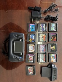SEGA Game Gear Console w/12 Games, Gear Master, Game Genie, Ad&hellip;