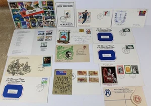 Ausländische FDC & normale Posthüllen Lot / 14 Hüllen - Bild 1 von 5