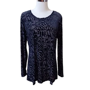 Dark Purple Velvet Burnout Top Blouse Y2K Inspired Sheer Whimsigoth Fairygrunge - Picture 1 of 7