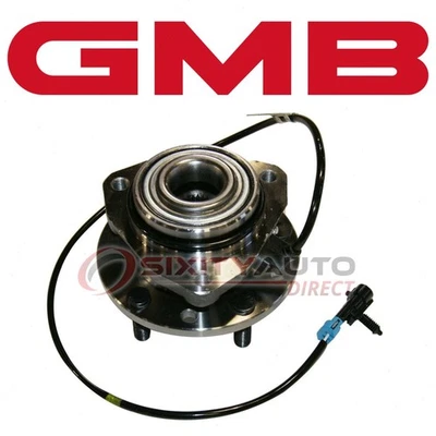 GMB Front Wheel Bearing Hub Assembly for 1998-2004 GMC Sonoma - Driveline yo Foto 1 de 4