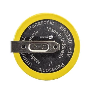 Knopfzelle Br2330 3V zum Löten mit Lithium 2 180° Lithium Stecker_ - Bild 1 von 6