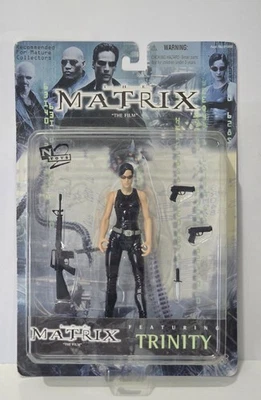 Figura de acción 1999 N2 Toys The Matrix The Film Trinity Carrie-Anne Moss Foto 1 de 2
