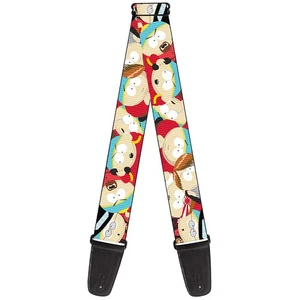 Correa de guitarra Comedy Central, South Park Cartman Expressions apilada, 2 pulgadas... - Imagen 1 de 3