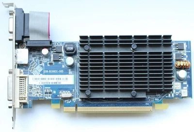 Sapphire HD3450 1G HM PCI-E HDMI/DVI-I/VGA  W/256M DDR2 VRAM Graphics Video Card - Image 1 of 4