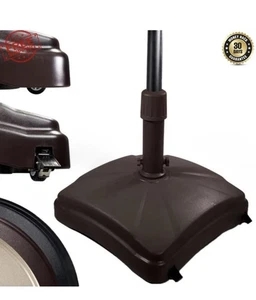 ShadeMobile Rolling Umbrella Base Durable Resin Fillable 90-125 lbs Weight - Picture 1 of 11