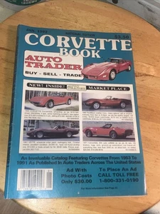 Libro Corvette 1992 vintage auto comerciante edición nacional 130 páginas coches, raro - Imagen 1 de 15