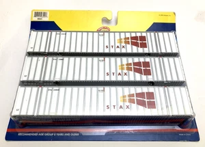 Athearn 26541 HO STAX 53’ Container 3-Pack Brand New Sealed In Package FAST SHIP - Bild 1 von 4