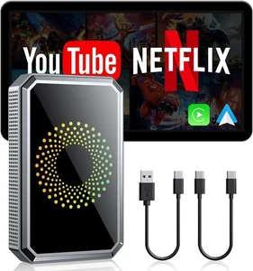 🔥3 en 1 AI Box YouTube Netflix APP Store Inalámbrico CarPlay Android Adaptador Automático - Imagen 1 de 9