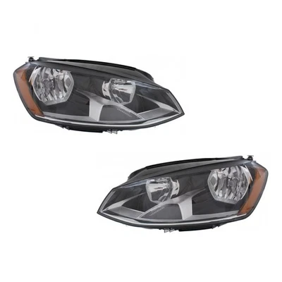 For Volkswagen Golf/GTI 2015-2017 Headlight Driver & Passenger Side Pair | CAPA Foto 1 de 4