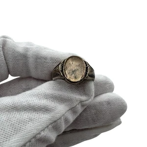 Antiguo anillo en blanco de plata de ley  - Imagen 1 de 17