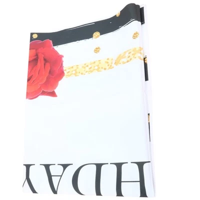  1pc Kreative Romantische Rose Drucken Geburtstag Hintergrund Stoff Fotografie - Bild 1 von 4