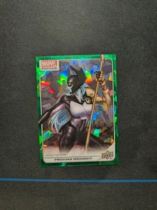 2023 UD Marvel Platinum High Series Green Crackle /99 PROXIMA MIDNIGHT #151 A9 - Picture 1 of 2