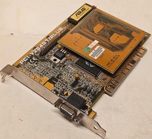 RARE *4 MB SGRAM* PCI VGA ASUS PCI-V264GT/Plus (ATI 3D Rage II / II+DVD ) 4 MB - Picture 1 of 12