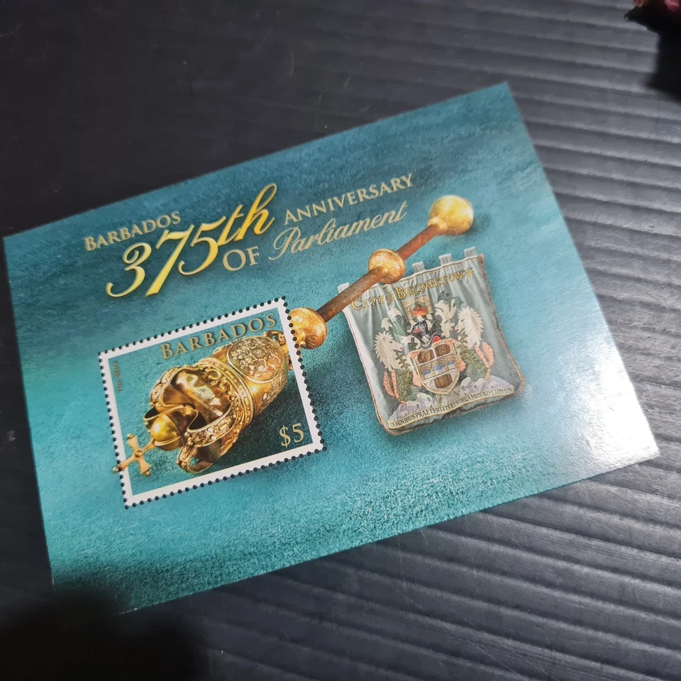 BARBADOS 2014 SG MS1416 375 ANIVERSARIO DEL PARLAMENTO MNH Foto 1 de 1