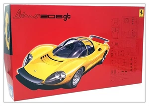 Fujimi 1/24 Scale Unbuilt Plastic Kit 123639 - Ferrari 206 GT - Picture 1 of 5