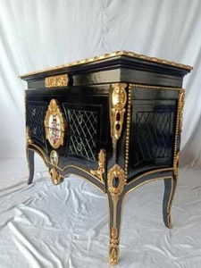 Credenza stile Luigi reale credenza barocco rococò credenza Louise sequestro 114 cm - Foto 1 di 4