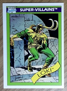 1990 Marvel Universe Card 54 LOKI. Free New Top Loader. - Picture 1 of 3