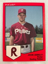 1989 Reading Phillies-PROCARDS Minor League Baseball Card-Jason Grimsley
