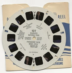 107 Rainier National Park Paradise Side Wash USA View-master Reel - Picture 1 of 1