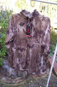 Kryptek Hyperion Long Sleeve 1/4 Zip Highlander Shirt Men's Sz L New!! - Picture 1 of 2