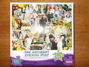 MEGA Puzzles, The Saturday Evening Post, 1000 pieces, 2013, Ages 12 + - Picture 1 of 2