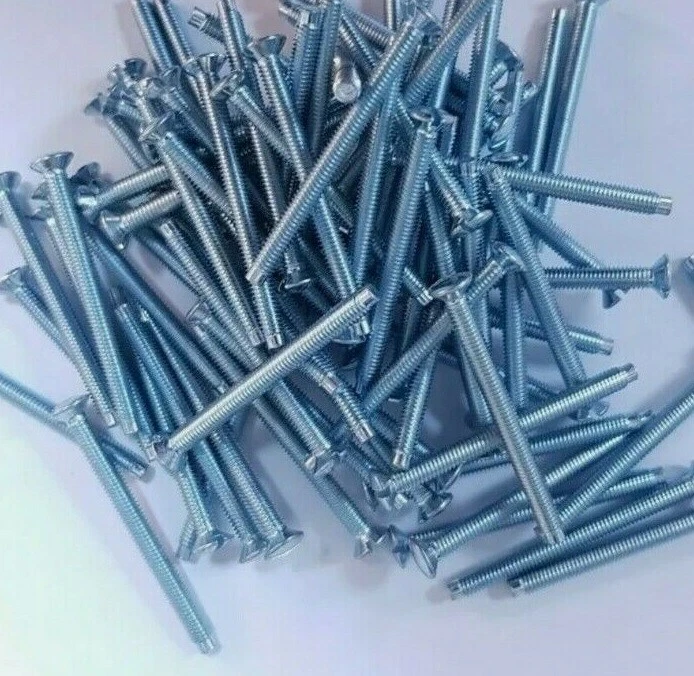 BZP SOCKET SCREWS M3.5 ELECTRICAL LIGHT SWITCH BACK BOX FREEPOST