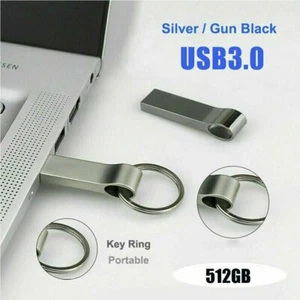 USB Stick 512gb Metall U-Disk Flash Laufwerk Schlüsselanhänger Speicherstick DE - Bild 1 von 8