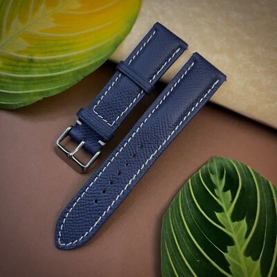 HANDMADE Watch Band Men Genuine Leather Watch Strap size 18mm/20mm/22mm/24mm