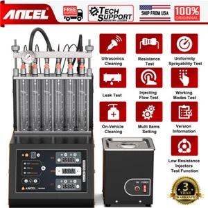 Ultrasonic Fuel Injector Cleaner Tester Injector Cleaning Machine Automatic Test - Imagen 1 de 12
