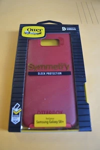 Nuovissima custodia originale Otterbox Symmetry Series Galaxy S8+ rossa 77-54606 - Foto 1 di 4