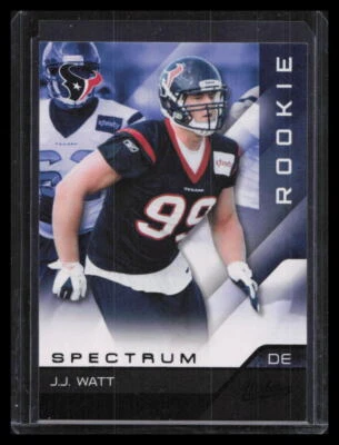 2011 Panini Absolute Memorabilia #156 J.J. Watt Spectrum Black #/25 - Imagem 1 de 2