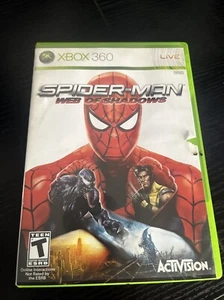 Spider-Man: Web Of Shadows (Microsoft Xbox 360,2008) Game And Case NO MANUAL - Picture 1 of 5
