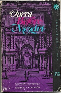 Opera Before Mozart baroque more Robinsin 1967 - Picture 1 of 2
