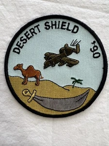 Vintage Dessert Shield 90’ Military Rare 4’x 4’ Patch Brand New - Picture 1 of 5
