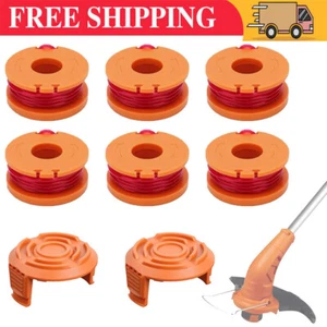 Trimmer Spool Line & Cap For WORX WA0010 WG150E WG160E WG163E WG165E Strimmer - Picture 1 of 10