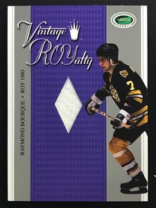 RAYMOND BOURQUE 2003-04 PARKHURST ROOKIE ROYALTY JERSEYS 03-04 NO VR-7   73300