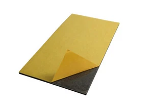 Filzzuschnitt selbstklebend 100 x 200 mm Filzplatte dunkelbraun Möbelgleiter - Bild 1 von 2