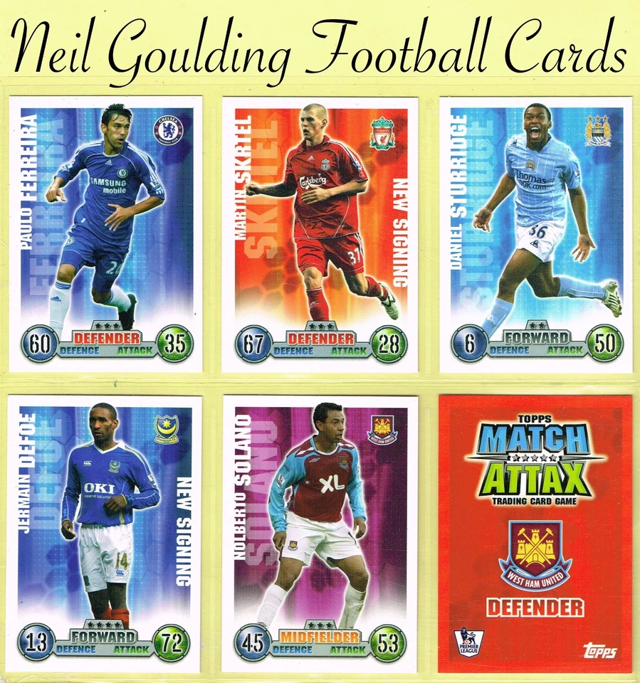 Topps MATCH ATTAX EXTRA 2007-08 ☆ PREMIER LEAGUE ☆ Football Cards - Image 1 of 1