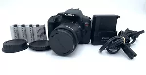 Canon EOS Rebel T5i Digital SLR Camera w/ EF-S 18-55mm Lens & Extras TESTED - Picture 1 of 15