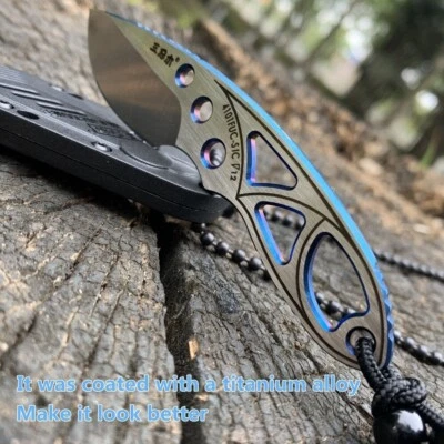 Sanrenmu 4101 山特维克颈刀 SRM 隐藏携带 EDC 固定刀片 手电筒 — 第 1/4 张图片